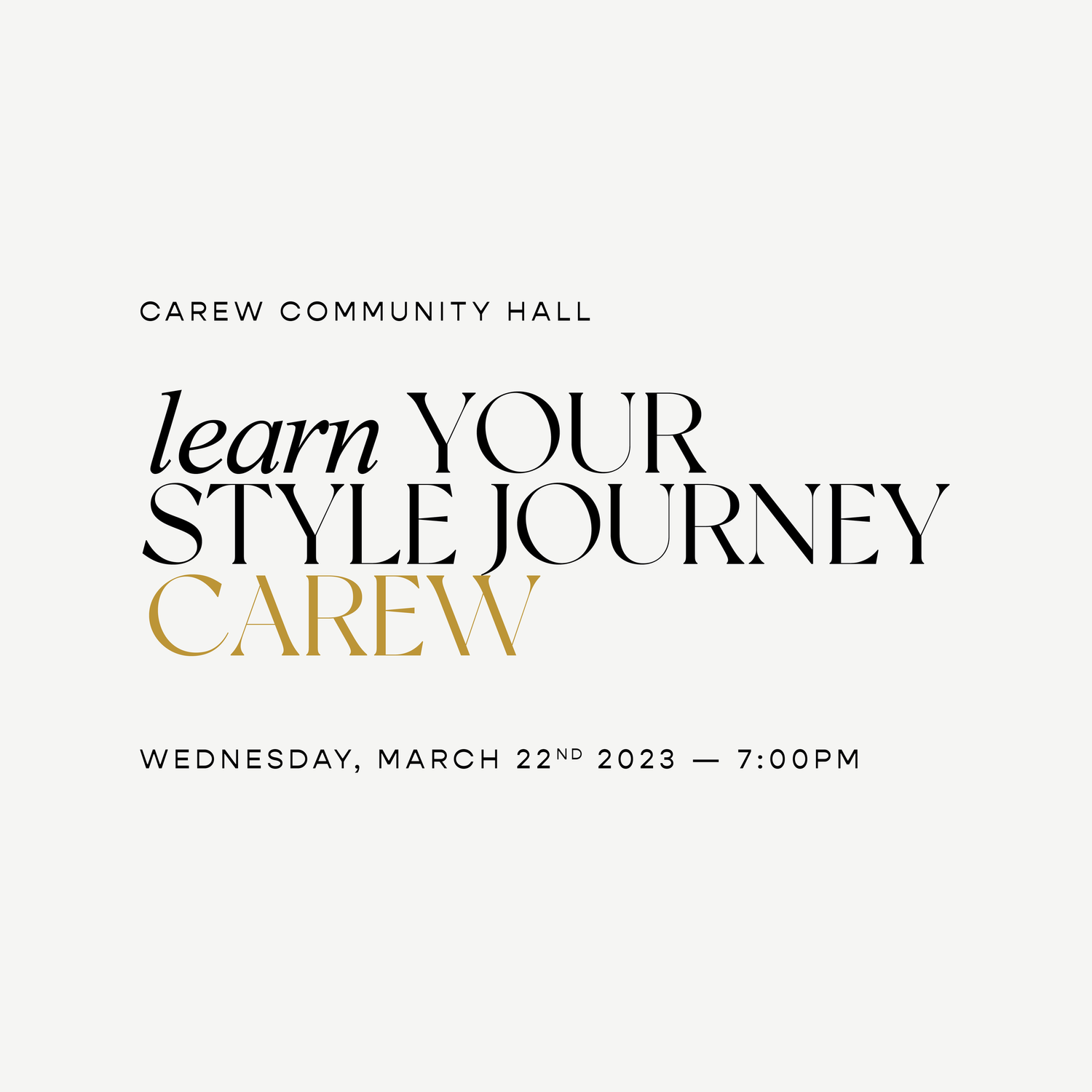 Learn your Style Journey - Lou Heller