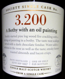 SMWS 3.200: A Bothy with an oil painting