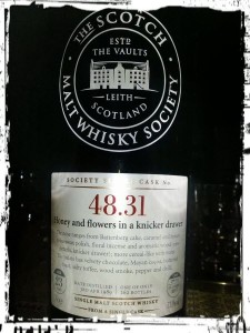 SMWS 48.31: Honey and flowers in a knicker drawer