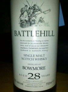 Battlehill Bowmore 28 YO