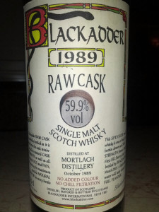 Mortlach 1989 Blackadder Raw Cask