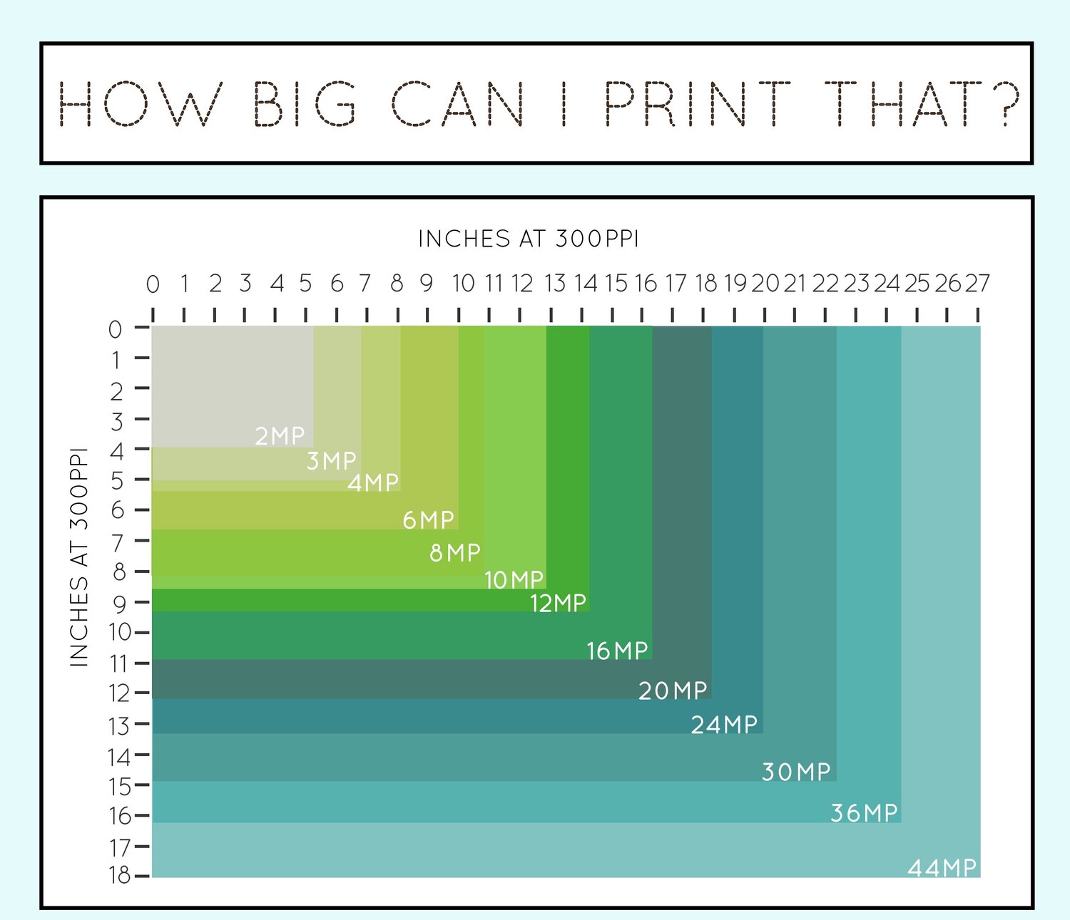 reductor Sanktion Tilbud A Handy Guide to Image Print Resolutions — Cool Infographics