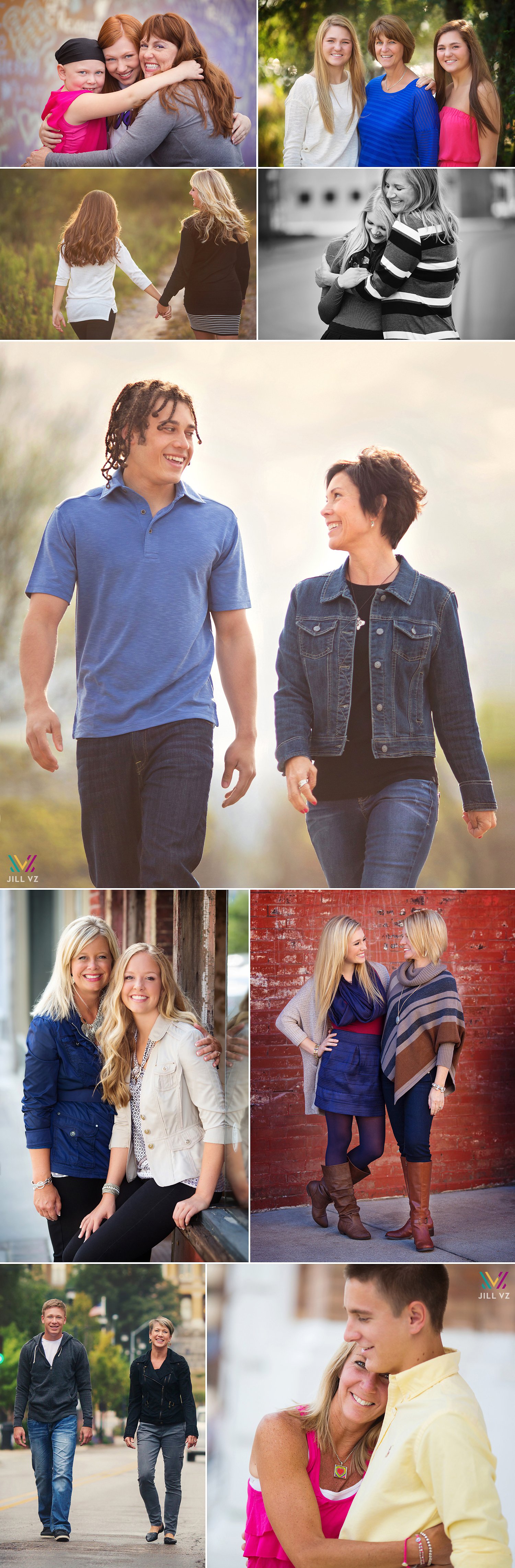 high school seniors with their moms des moines photography
