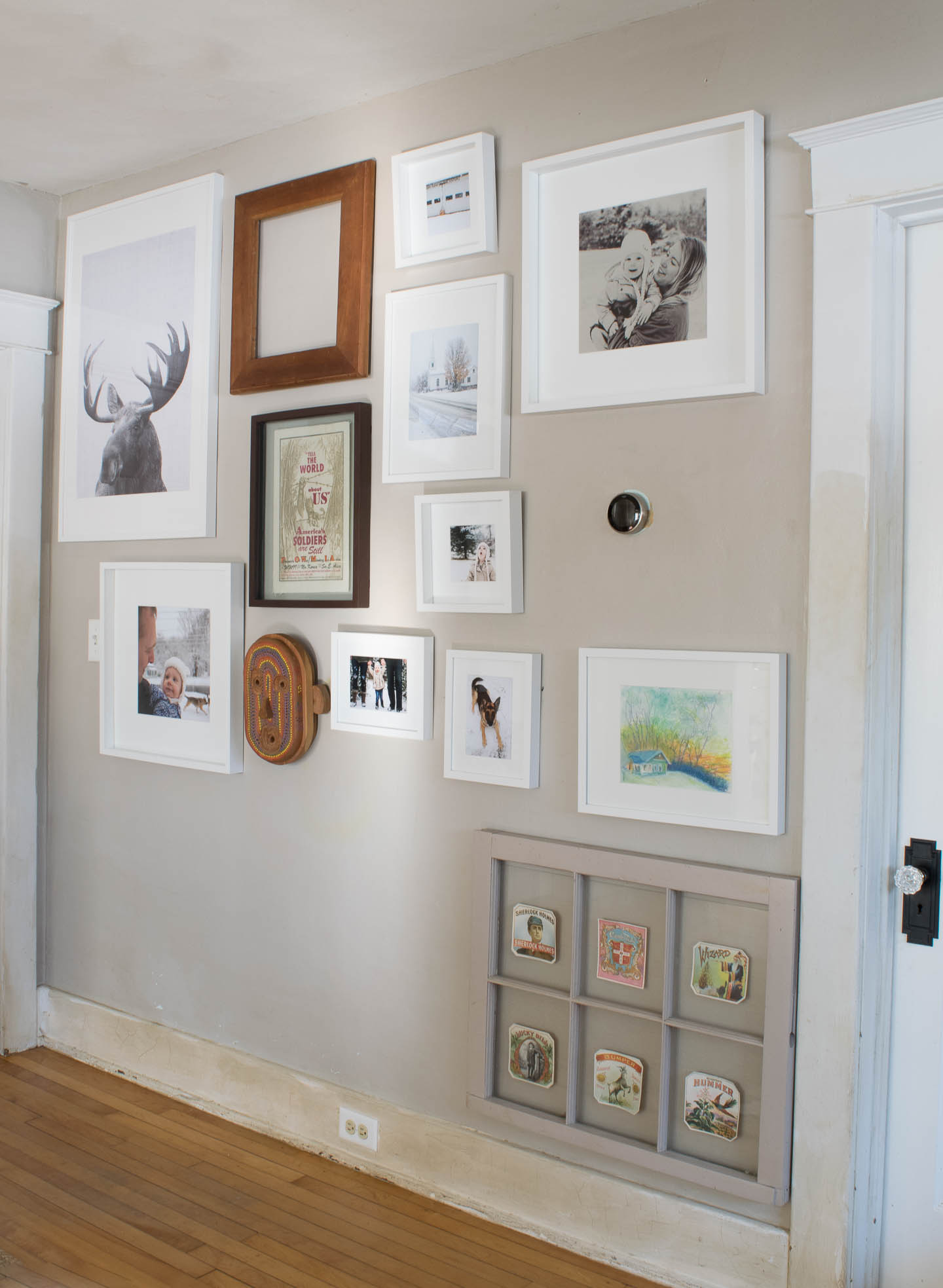 current gallery wall