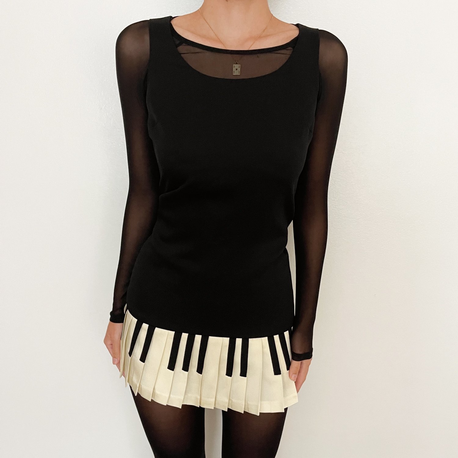 Moschino Vintage 1990's Iconic Piano Dress - As Seen On The Nanny (Medium) — sororité.