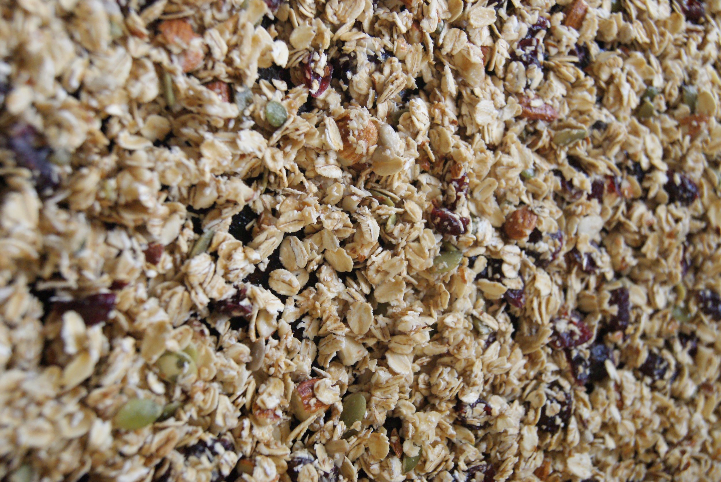 Upclose-and-personal with granola