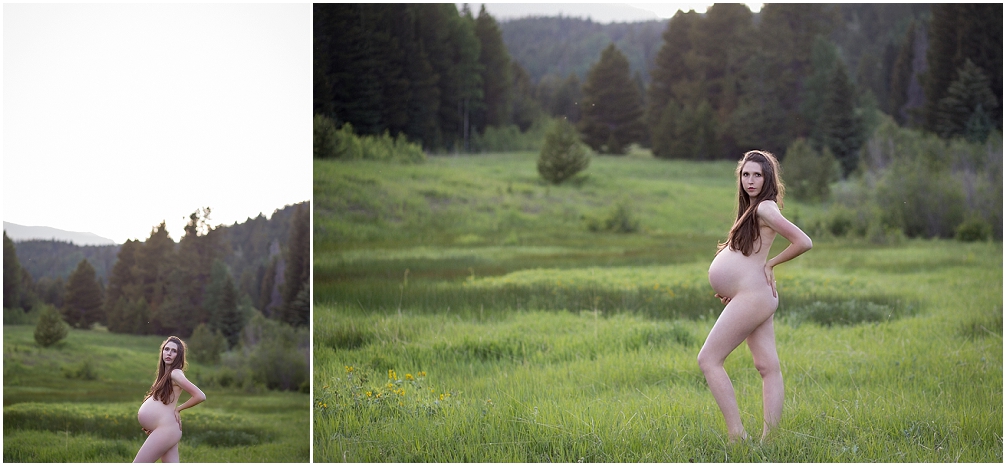 Colorado fields are beautiful backdrop for nude maternity photos