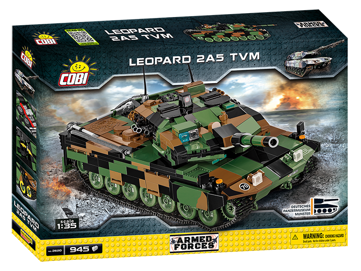 City 1747pcs Leopard 2 Main Battle Tank model Building Technic military ww2 cobi 