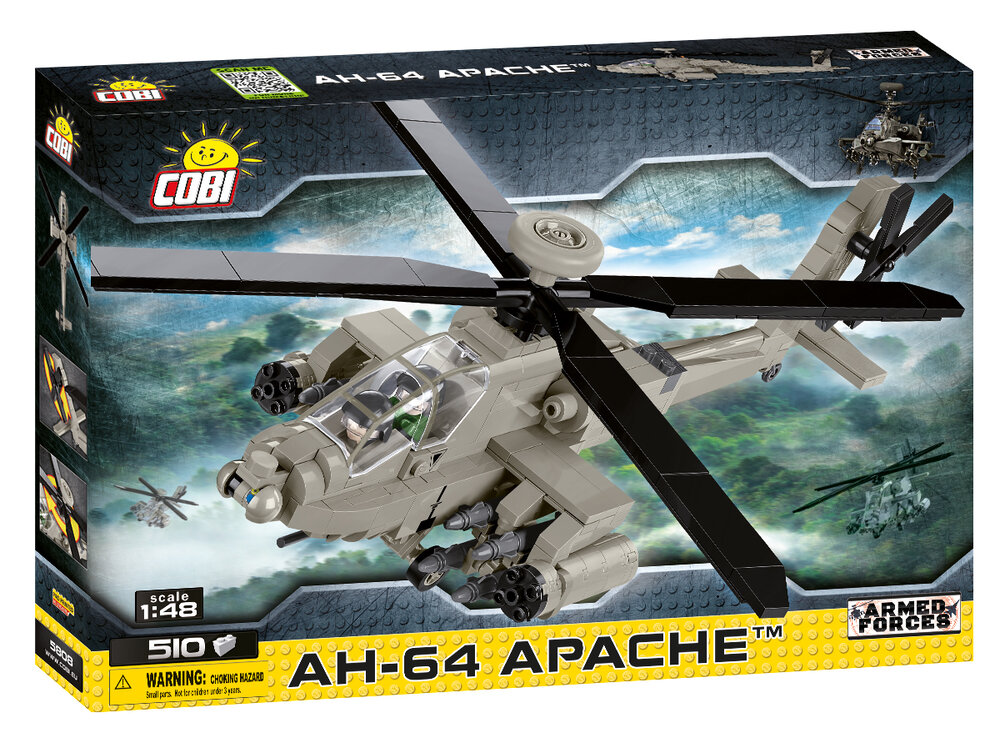 AS IS OPEN BOX Revell AH-64 Apache Attack Helicopter Model  1/32 scale READ