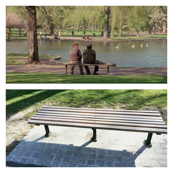The Boston Public Garden Bench From Good Will Hunting Live The