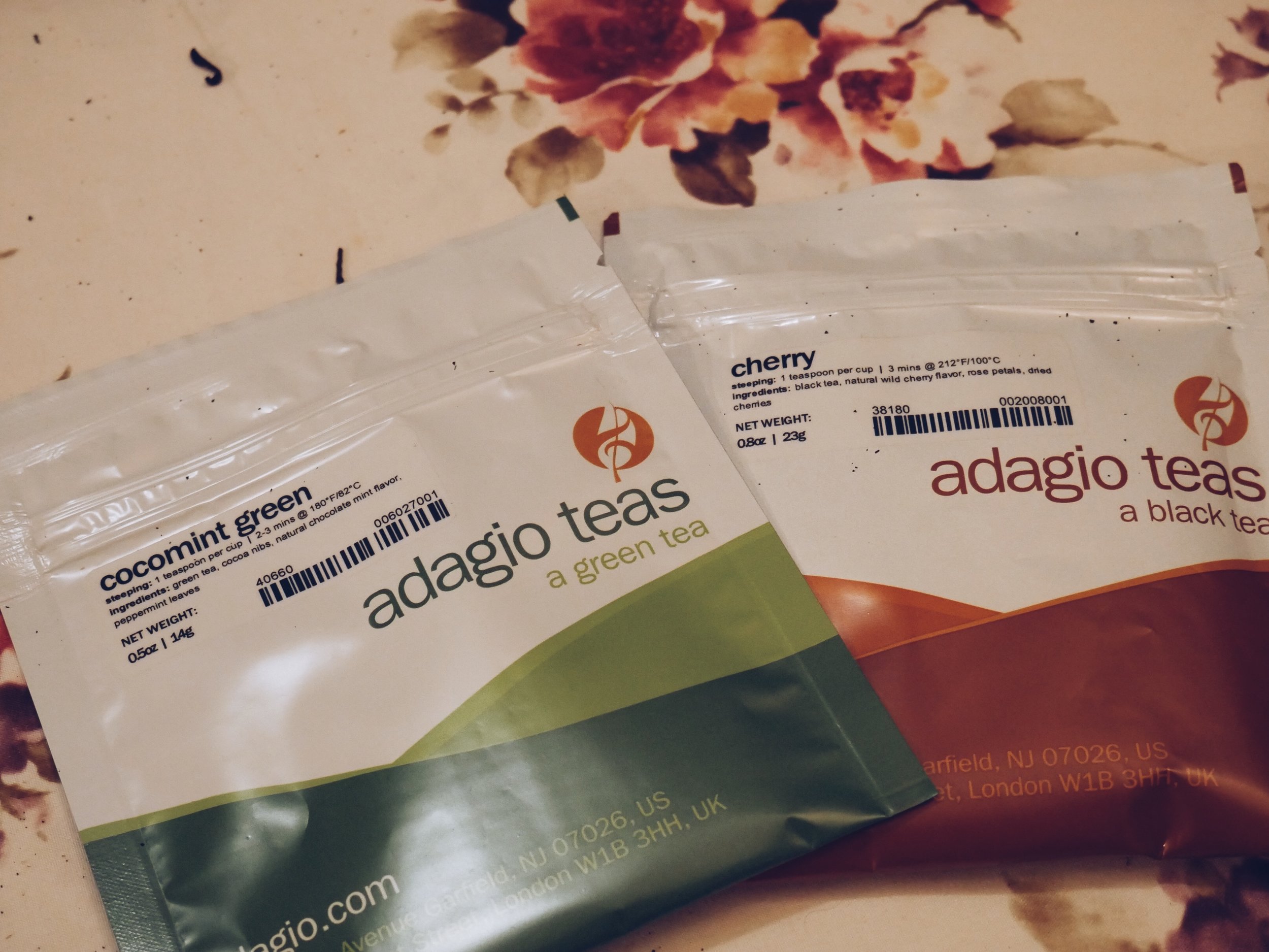 Adagio tea blends samples