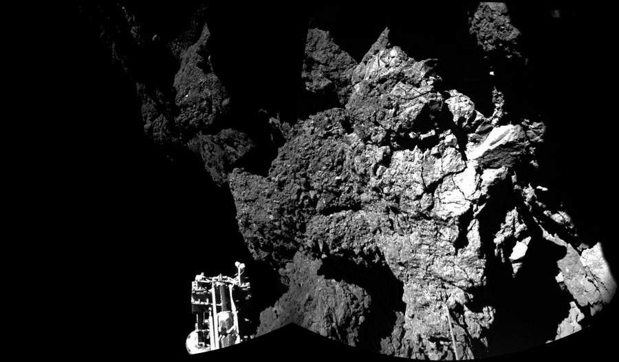 Rosetta’s lander Philae is safely on the surface of Comet 67P/Churyumov-Gerasimenko