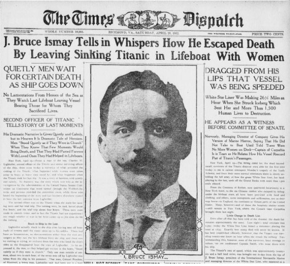 headlines after sinking