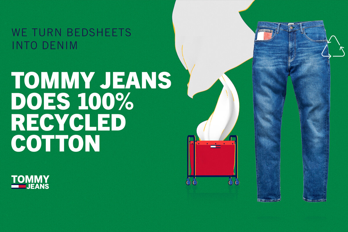 tommy hilfiger green jeans