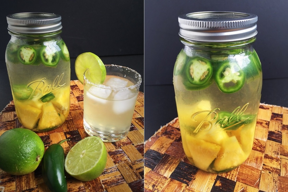 pineapple jalapeno infused tequila