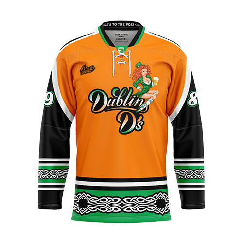 Dublin D's Sublimated Jersey — BEER LEAGUE SPORTS