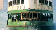 Take a tour on the Star Ferry during your walking tour in Hong Kong