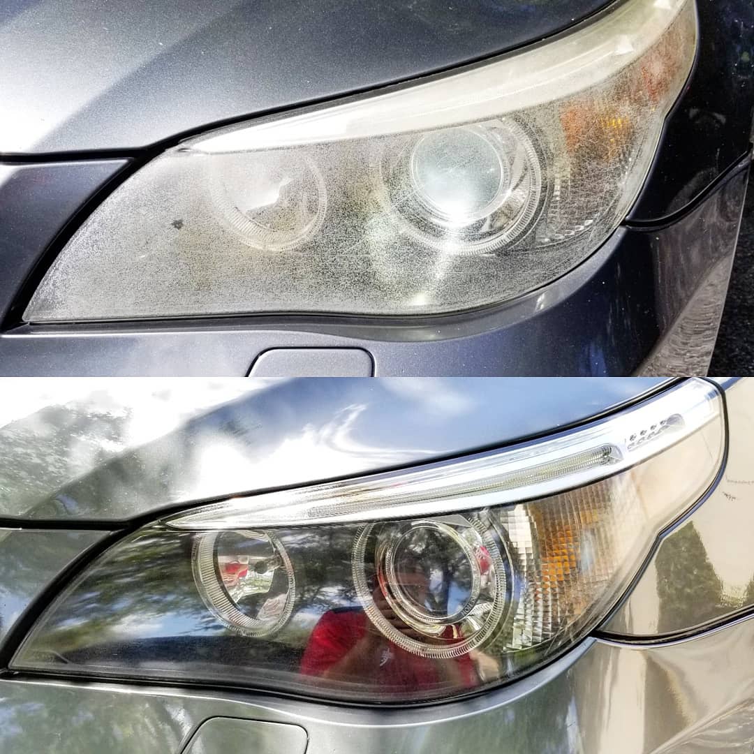 Why do automotive headlights turn yellow and foggy? — Convenient Mobile Car  Detailing in Nashville