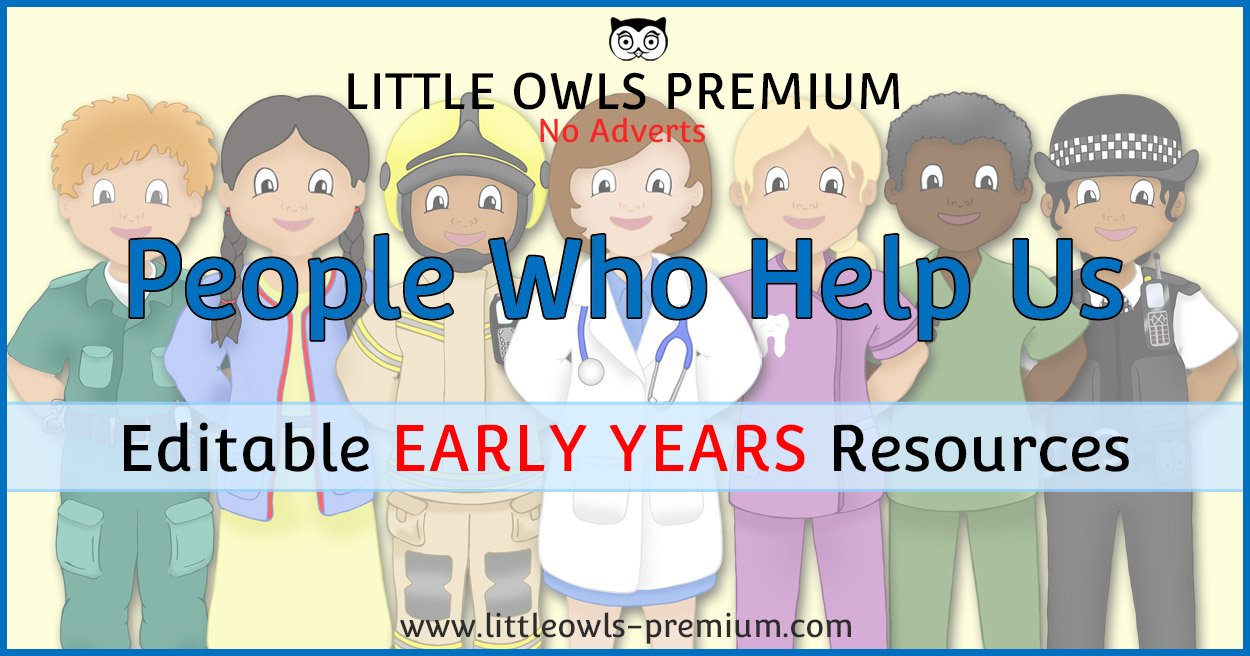 People Who Help Us - Early Years (EYFS) Editable printable ...