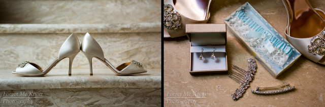 bride wedding shoes garter earrings jewelry 