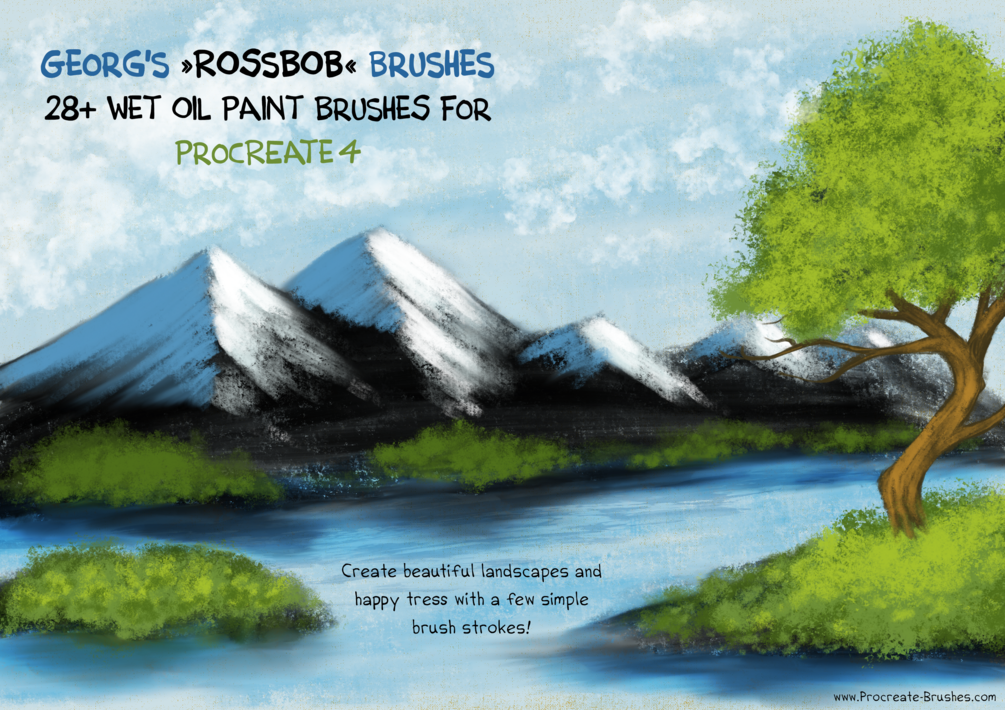 ROSSBOB Brushes: 30+ Wet Oil & Paint Brushes —