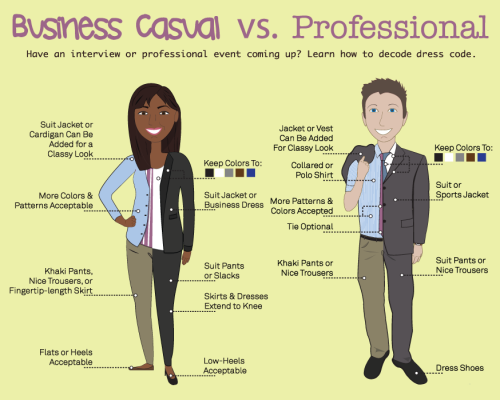 business casual code