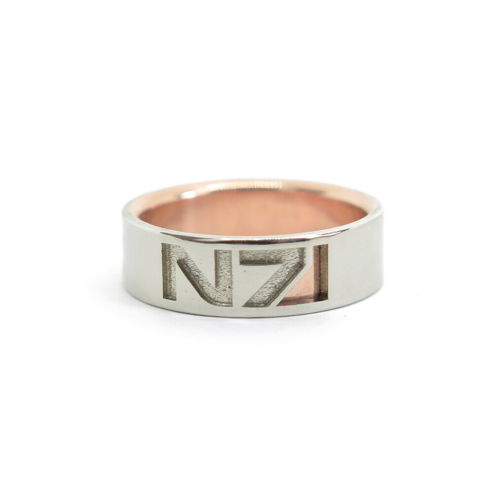 Vluchtig Doe het niet Pak om te zetten Mass Effect - N7 inspired Ring — Zsolt Szekely