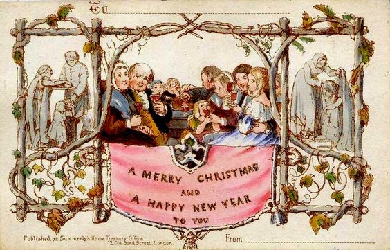 The First Christmas Card - c. 1843