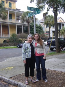 My mom, Judith, and I saw an intersection where Elizabeth Street meets Judith Street - how could we not take a picture?