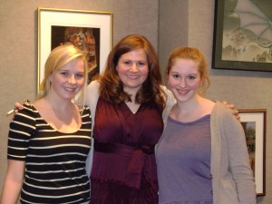 Natalie, me, and the infamous blogger/cookie baker Britta!