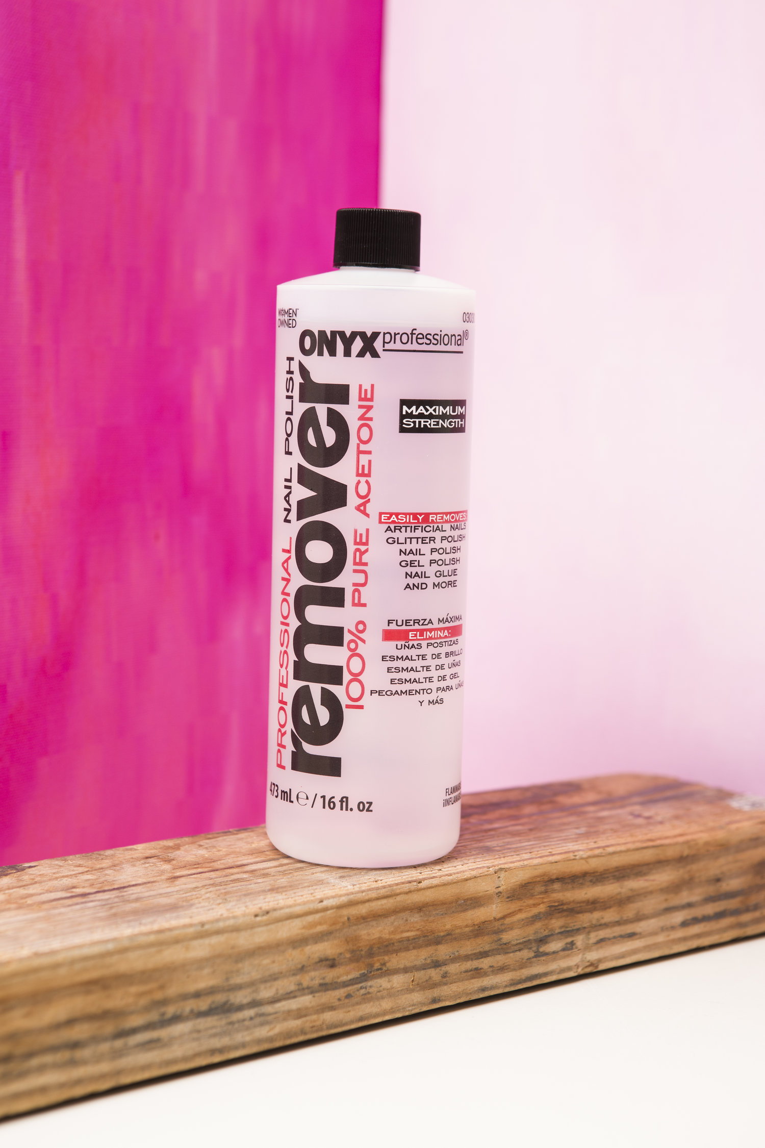 100% Pure Acetone Nail Polish Remover — Onyx Brands