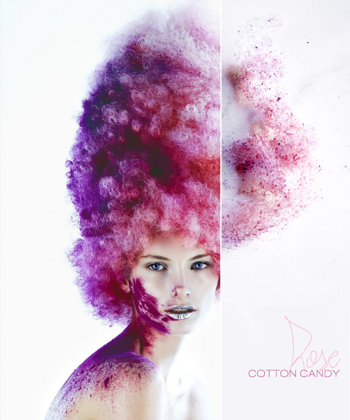 Dine X Design | Rose Cotton Candy Recipe Inspired By Hair Trends