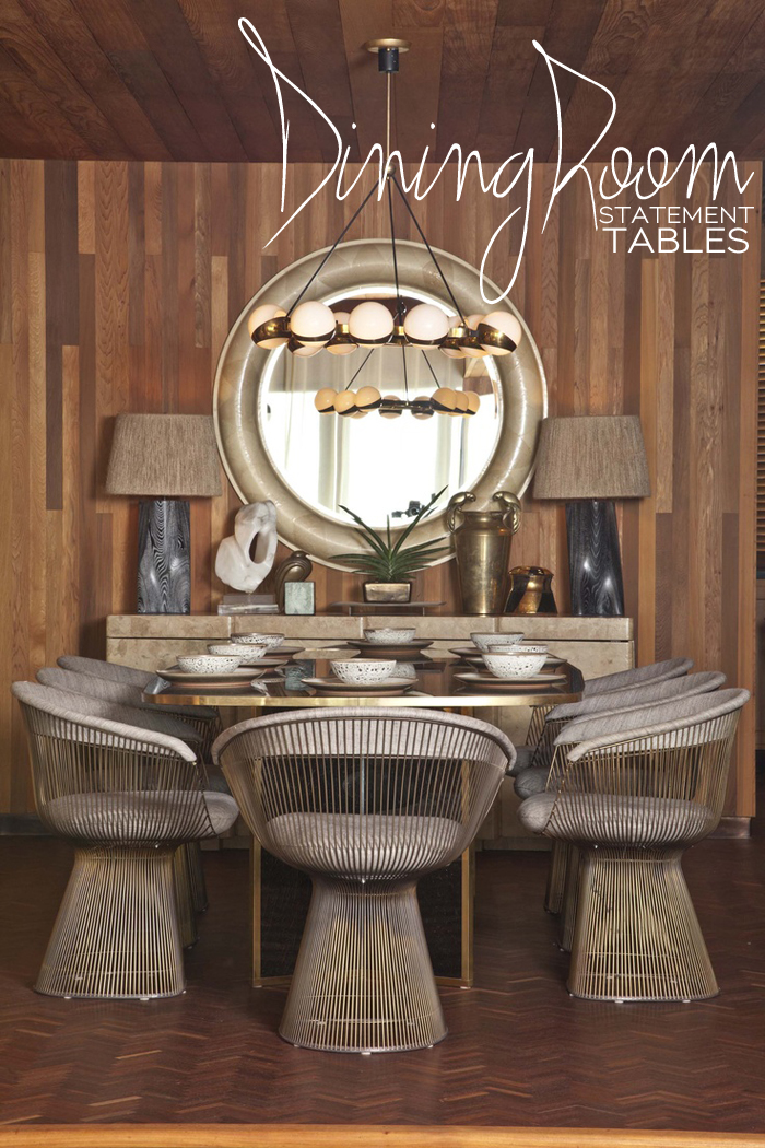 Statement Dining Room Tables | Dine X Design