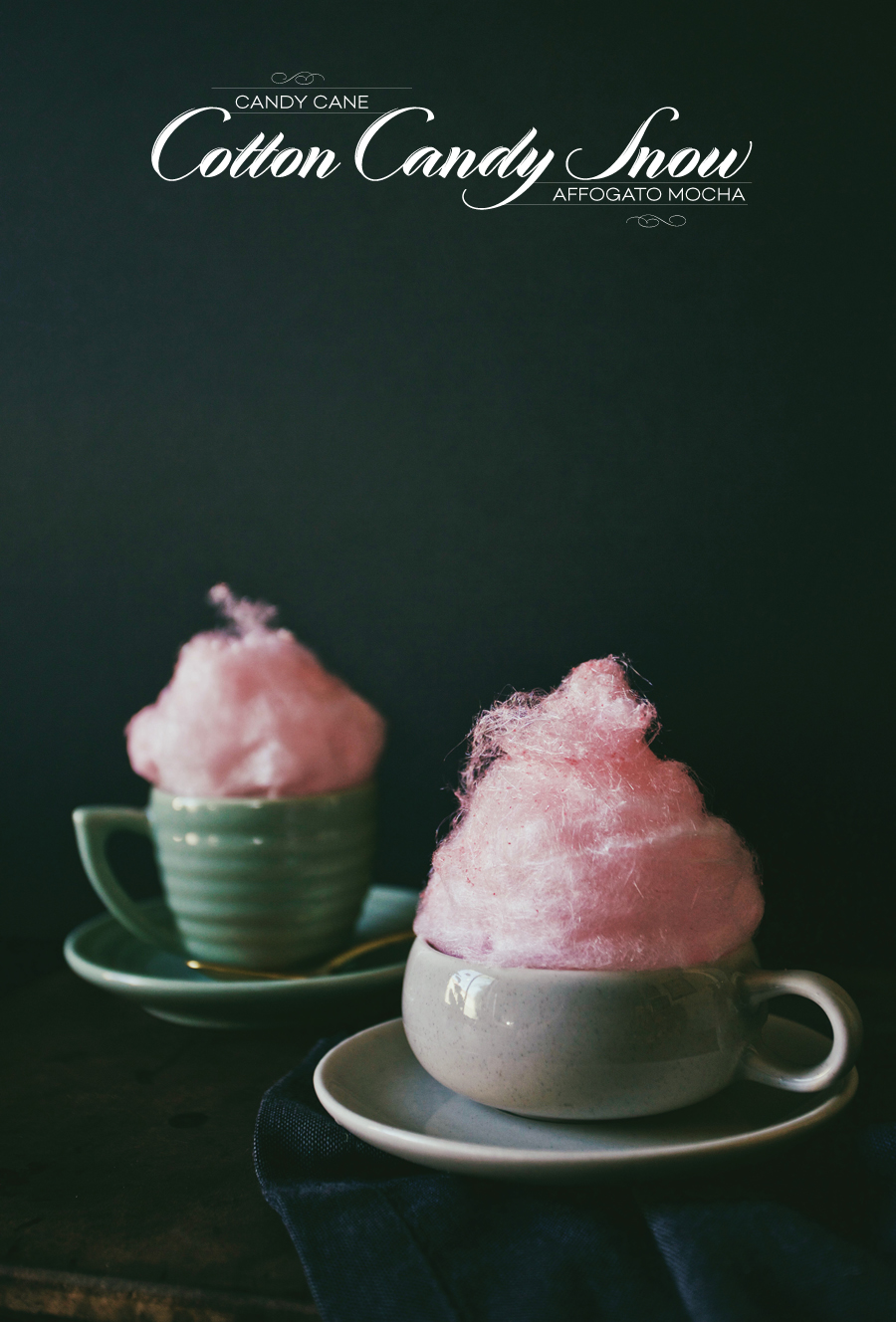 Dine X Design | Pepperment Cotton Candy Snow Affogato Mocha