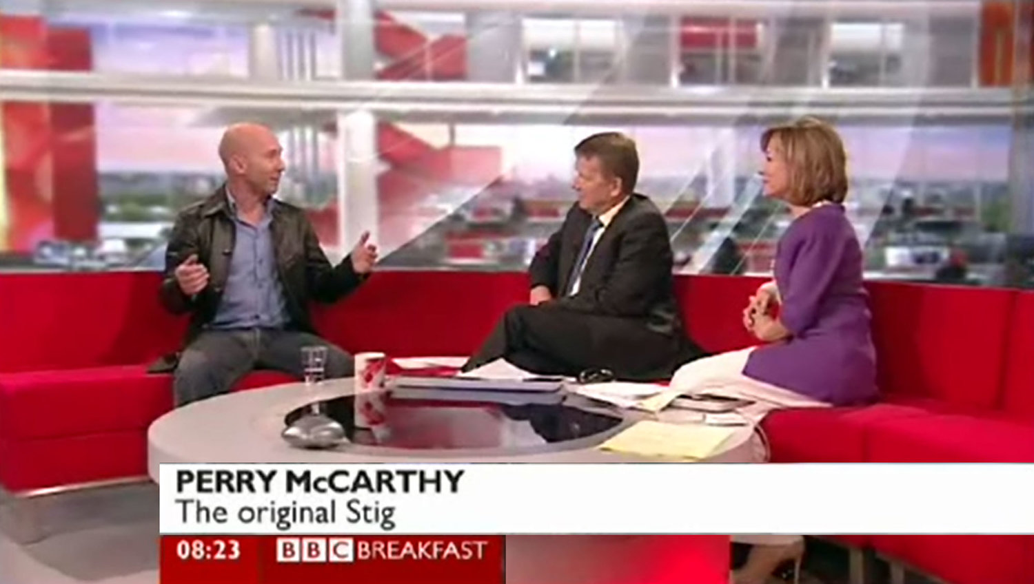 Nonsens Guggenheim Museum pakke Video: Perry appears on BBC News' Breakfast Show to discuss his time with  BBC's “Top Gear” as their original Stig. — Perry McCarthy