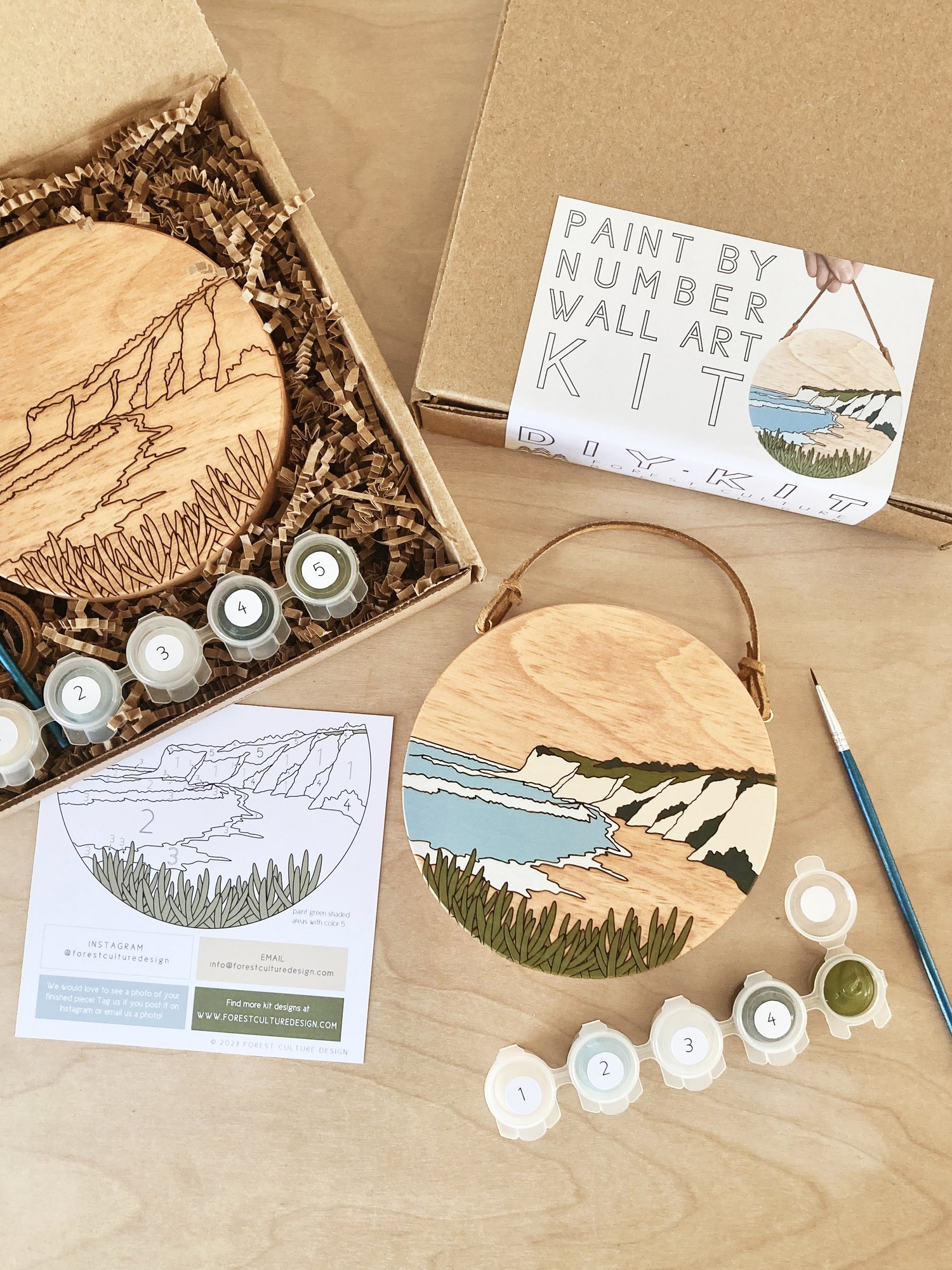 DIY Paint by Numbers Kit for Adults - Perfect Garden