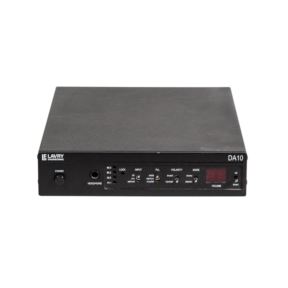 Lavry Black DA10 Reference Stereo Digital to Analog Converter DAC — PRO  AUDIO TOYS