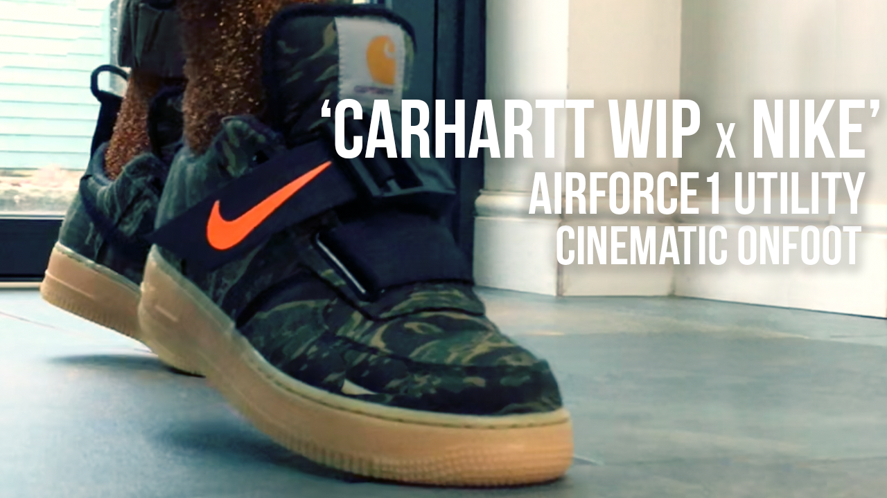 carhartt air force 1 on feet
