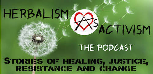 Herbalism As Activism logo - stories of - 500x242