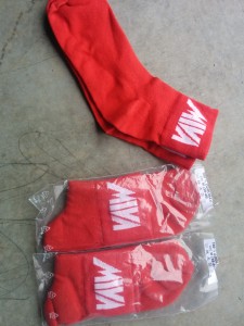 MIVA Socks - Red - Medium All 3 for $10