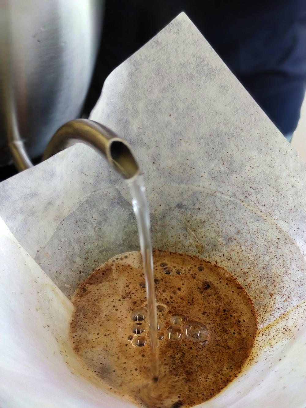 filtro de mano verter sobre el goteo de café… Filtro de café de acero inoxidable para café sin papel reutilizable 
