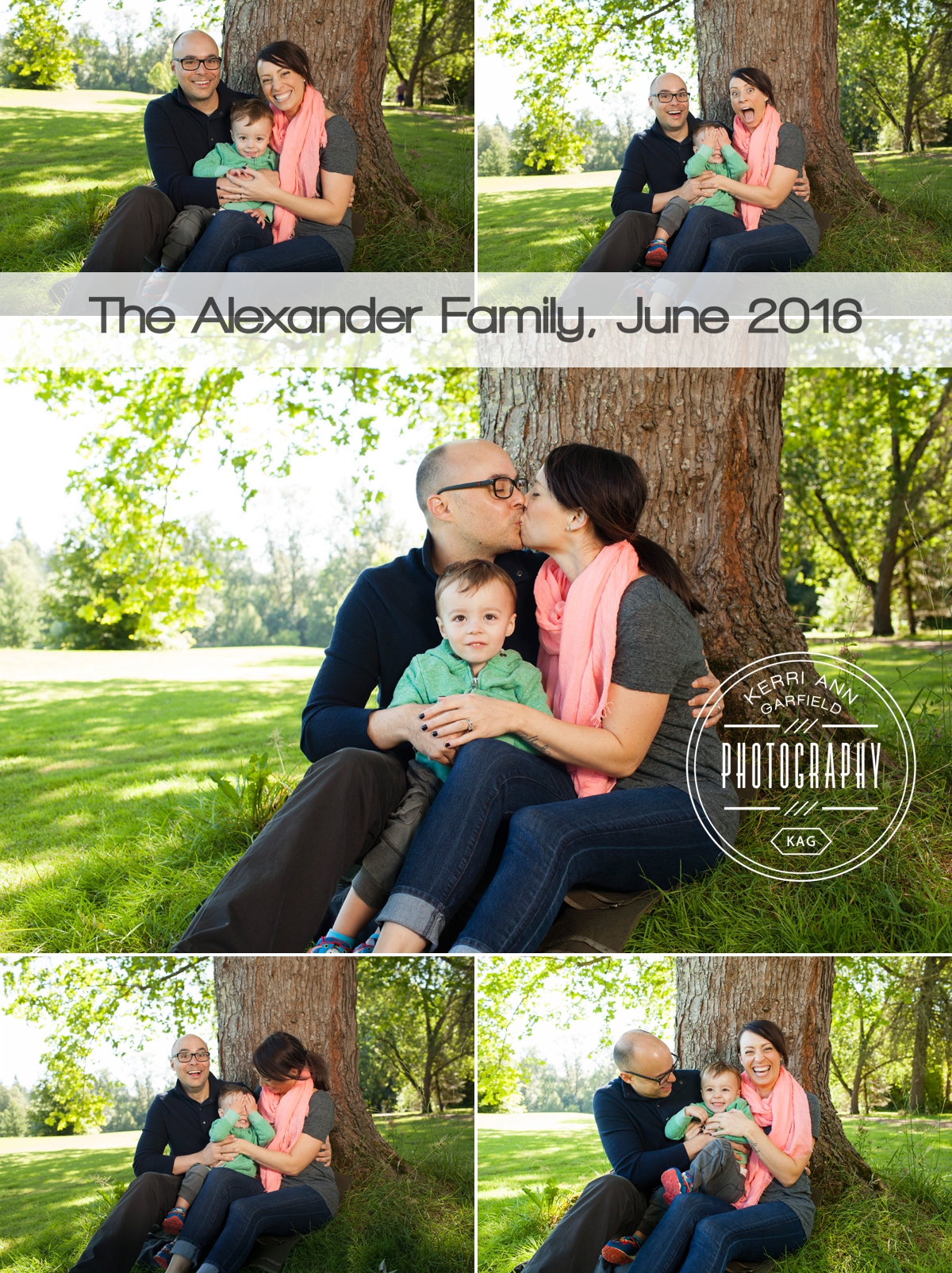 Family Photos in the Park by West Linn Photographer, Kerri Ann Garfield Photography