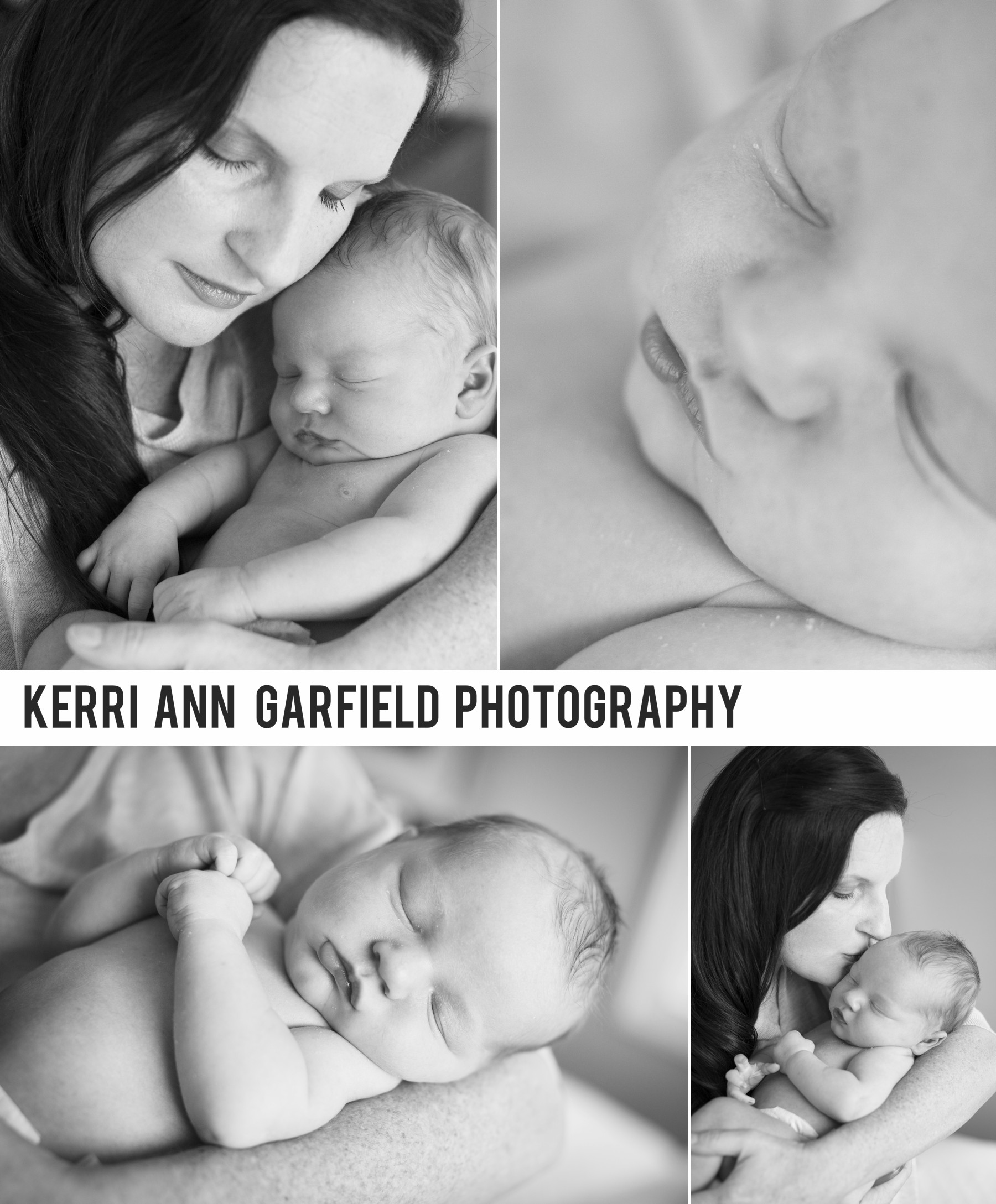 Baby Weston with Mom by West Linn Photographer, Kerri Ann Garfield Photography