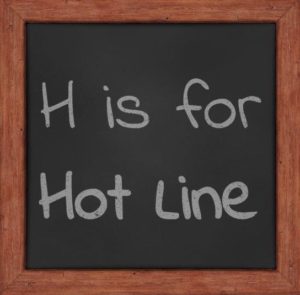 h is for hot line