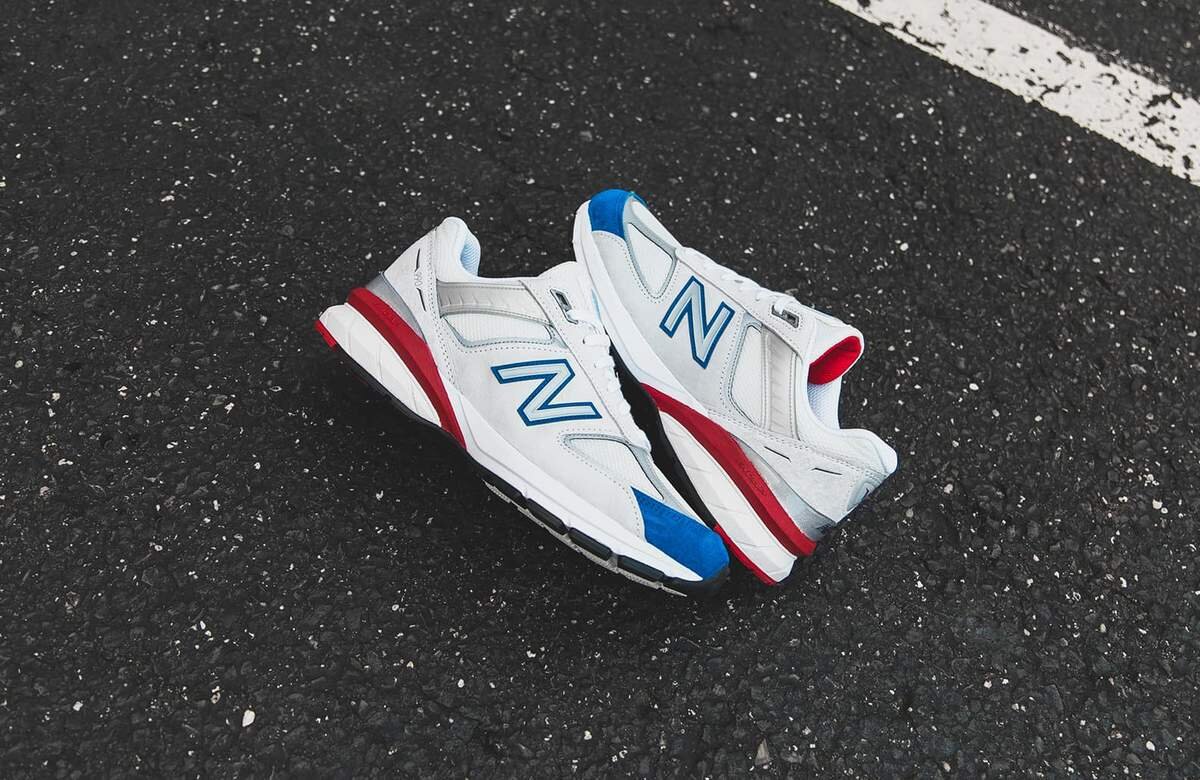blue and red new balance 990