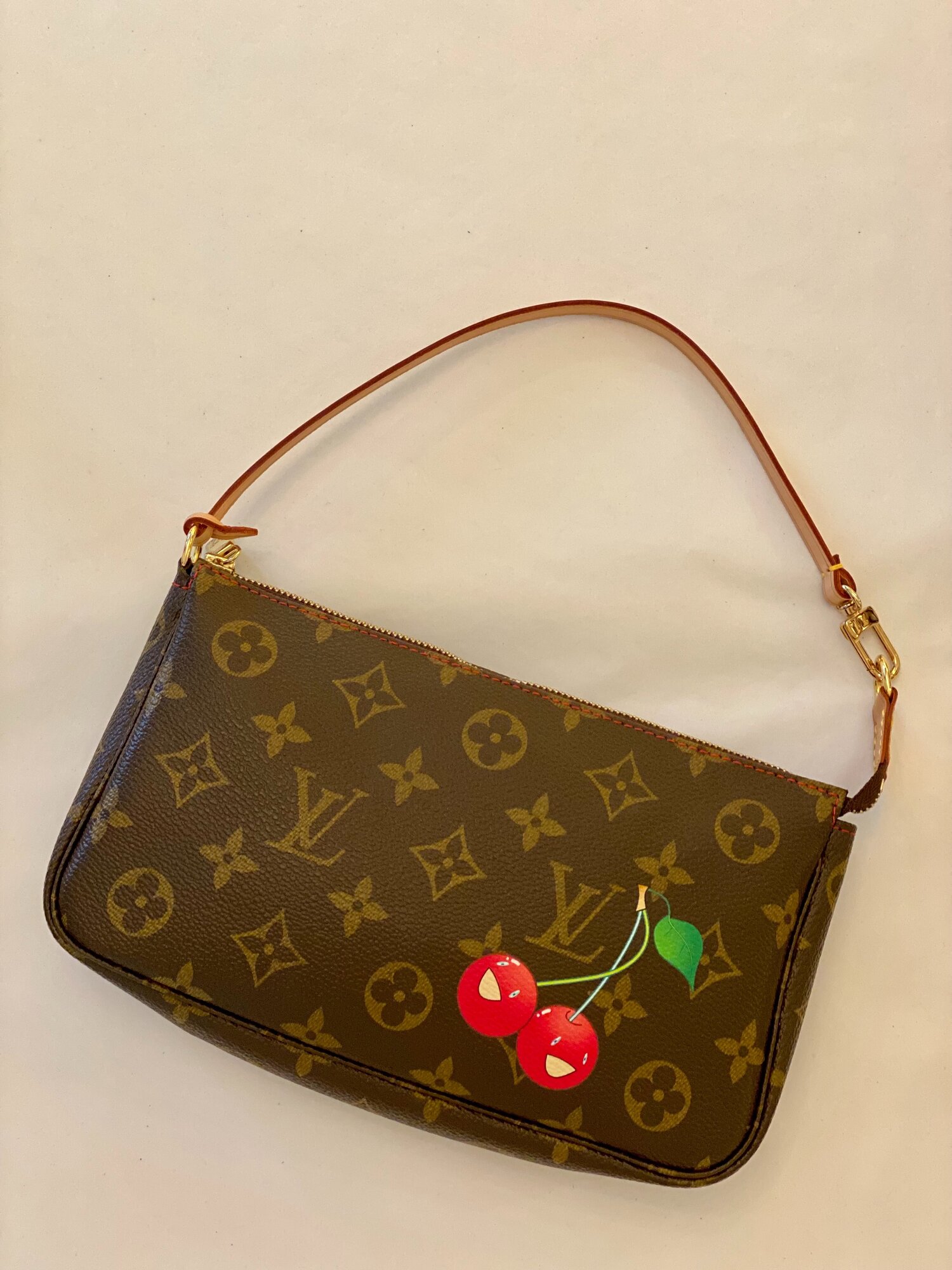Louis Vuitton Takashi Murakami Cerises Pochette Accessories Bag