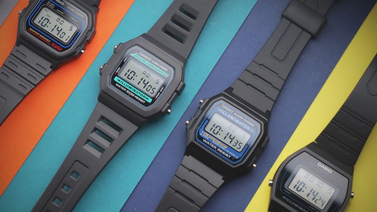 You see, there are precisely a billion of these small Casio digital watches out there and while the F91W is the most popular, there are many more mode