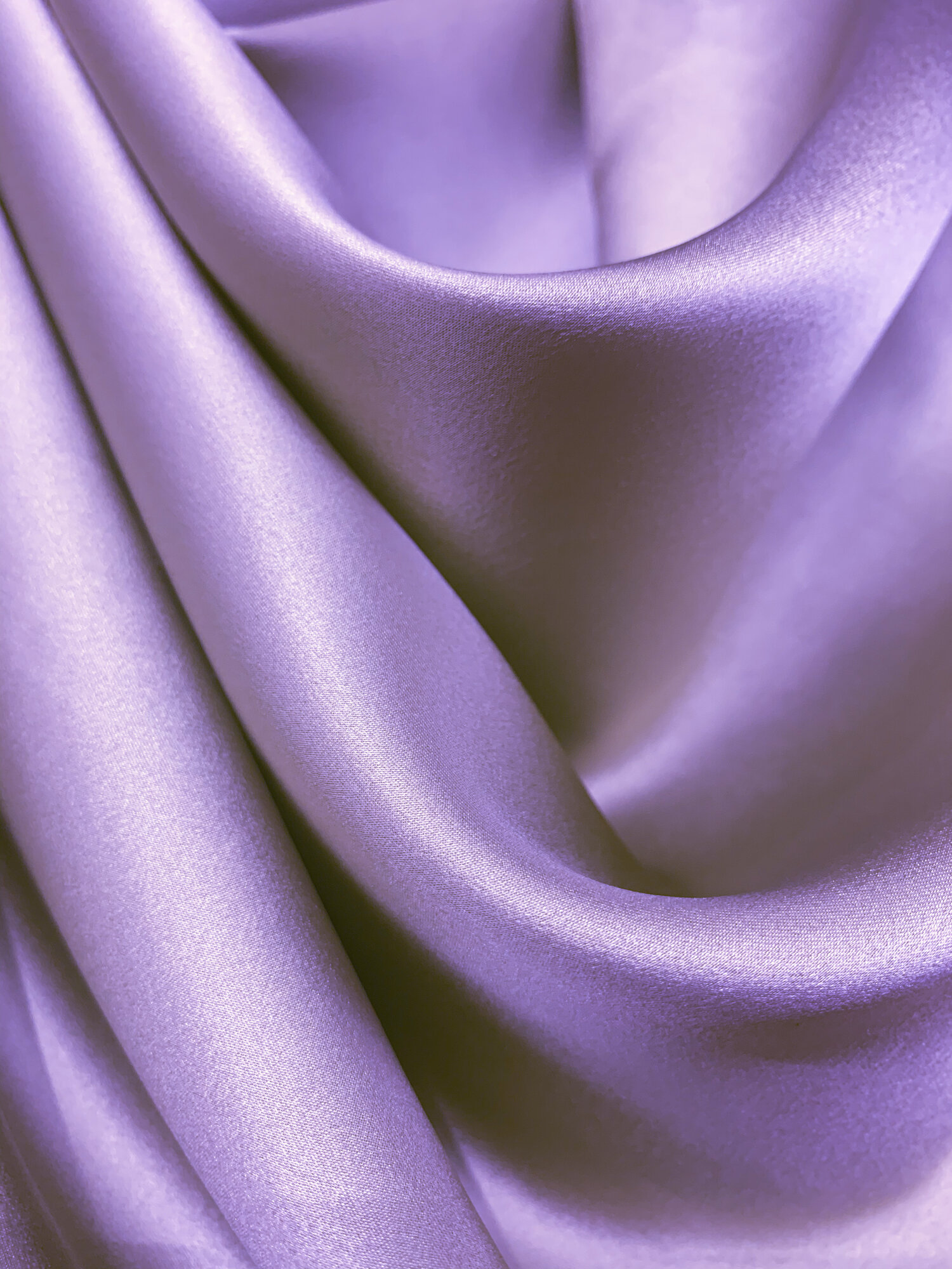Lavender 100% Pure Mulberry Silk Fabric 19 momme Silk By The Yard — NOCHKA