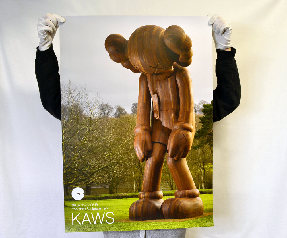 Yorkshire Sculpture Park Exhibition Poster by KAWS — STANDARD X FUTURE
