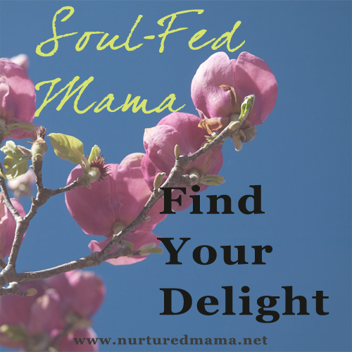 Find Your Delight, part of the Soul-Fed Mama series | www.nurturedmama.net